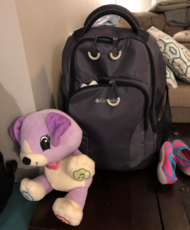 I think my daughtaVer’s bag is mad at me