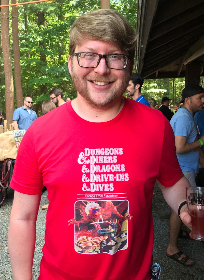 I found this guy at a beer fest with a cool shirt