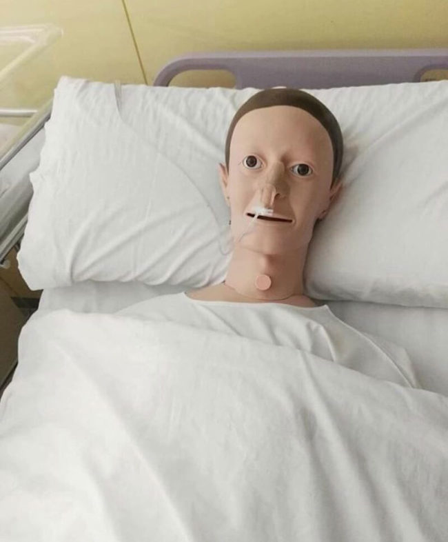 Get well soon Zuckerberg