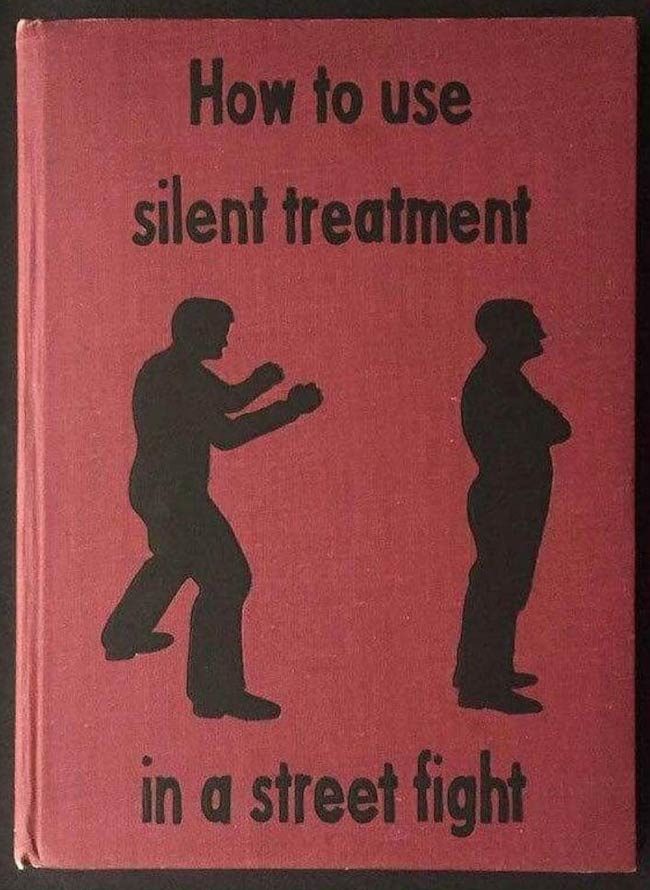 How to use silent treatment