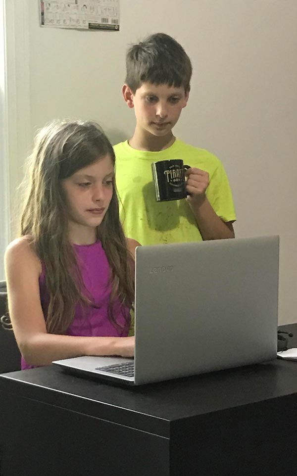 In their natural state, my kids are basically a children’s office stock photo