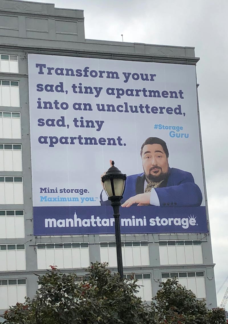 This billboard I saw in NYC