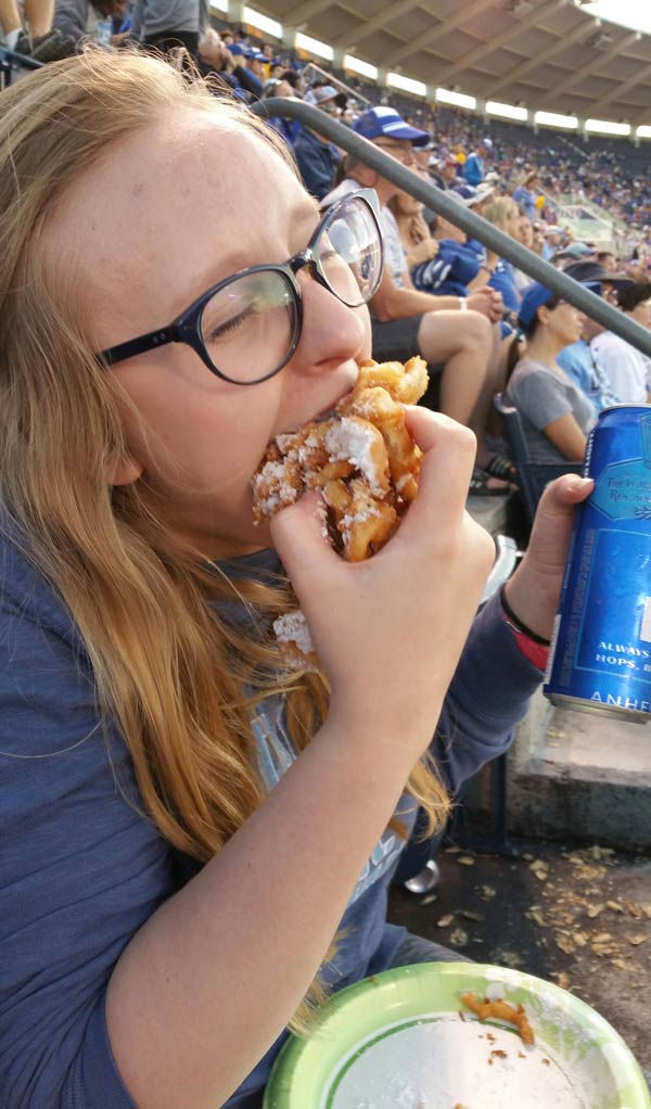 Wife and I had a night away from the 2 year old. I think she enjoyed herself at the baseball game