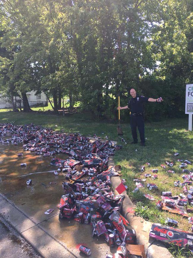 Our local police department made a massive coke bust this morning..