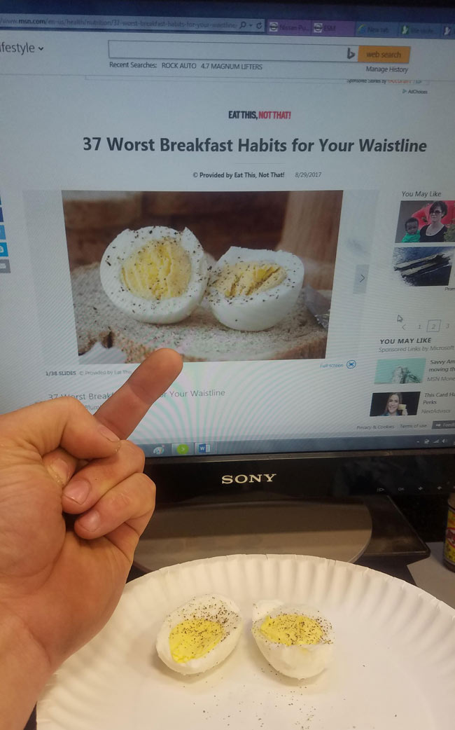 I was eating breakfast at work and reading the news when I stumbled across this bullshit piece of "journalism"