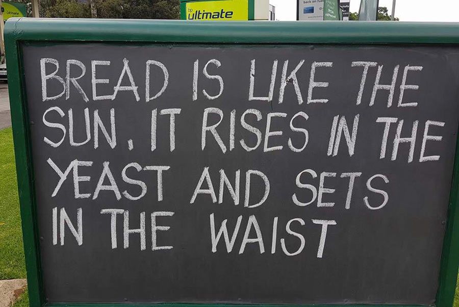 Bread is like the sun..