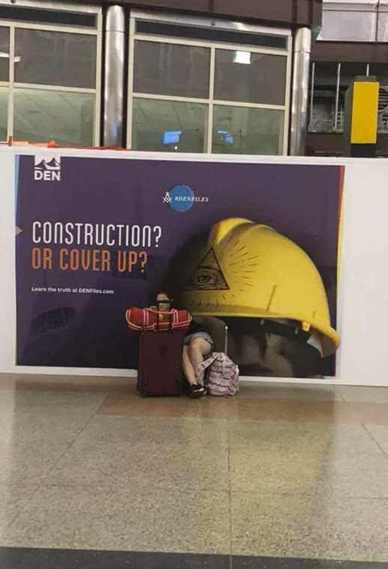Construction or cover up