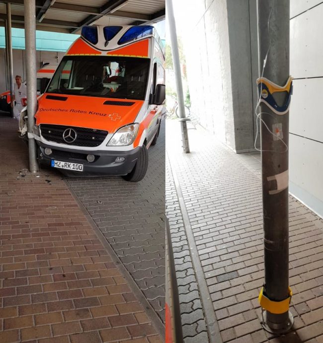 German paramedics are having humor