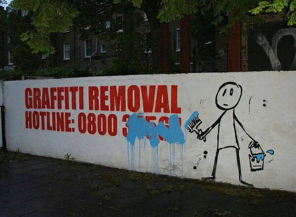 Graffiti removal hotline