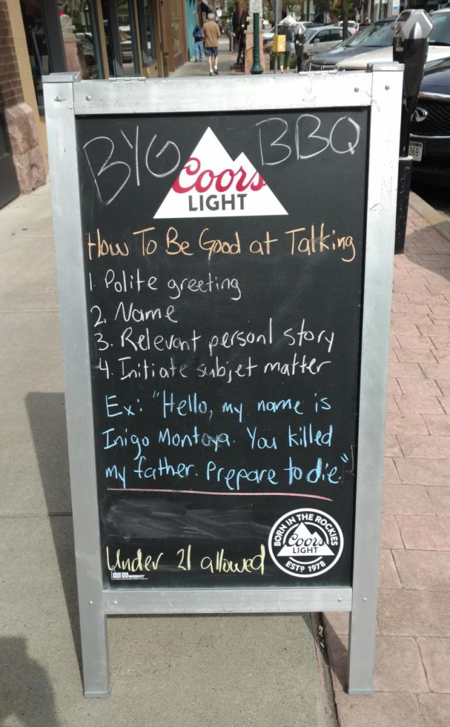 How to be good at talking
