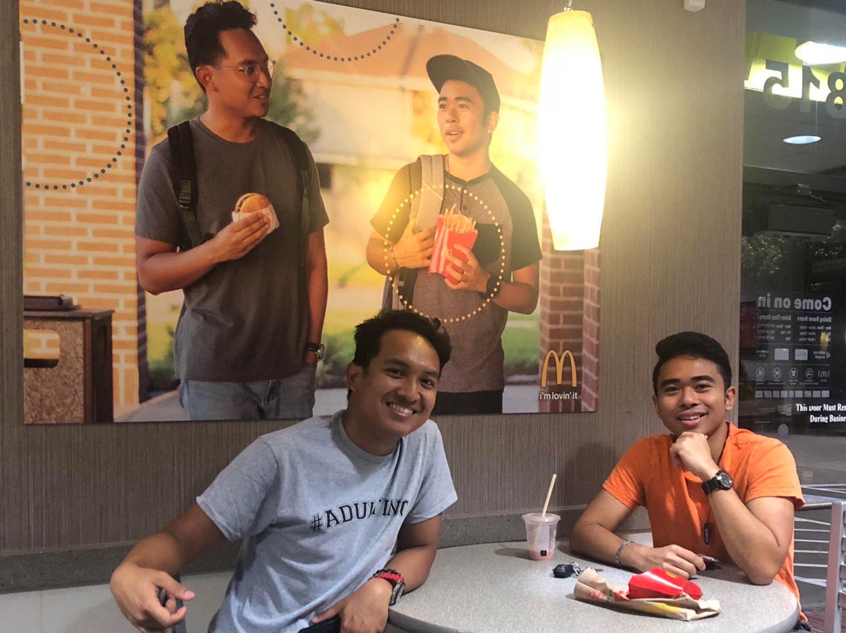 They noticed there was a blank wall at McDonald's so they decided to make this fake poster of themselves. It’s now been 51 days since they hung it up
