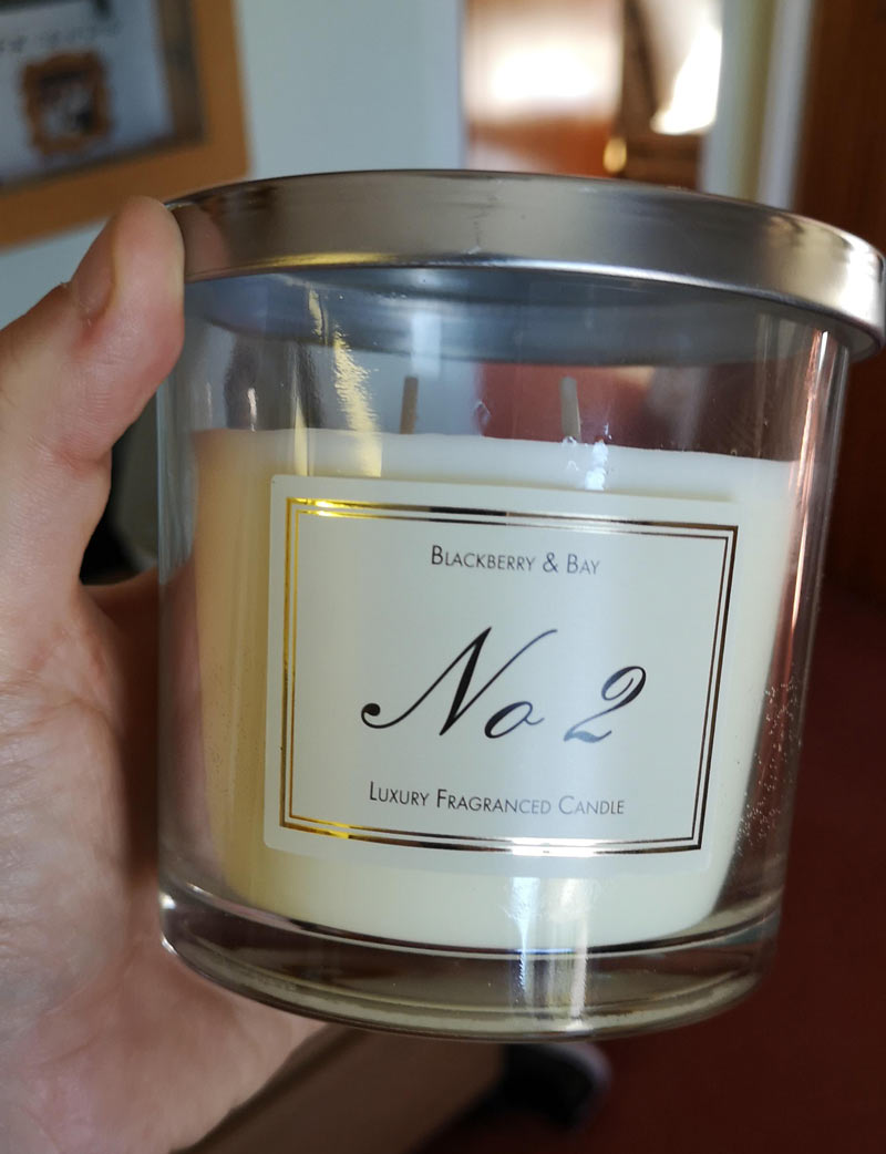 She asked me to pick a new candle for the bathroom