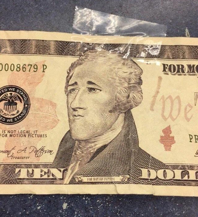 This counterfeit Hamilton