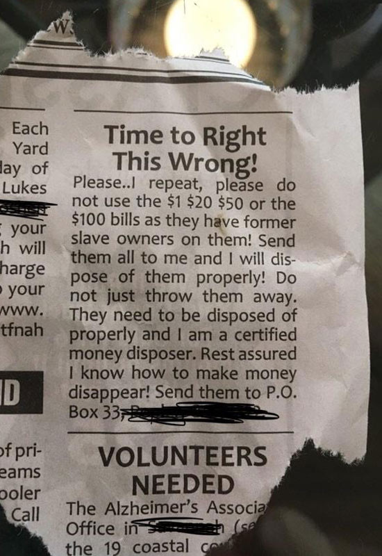 Saw this in the local newspaper