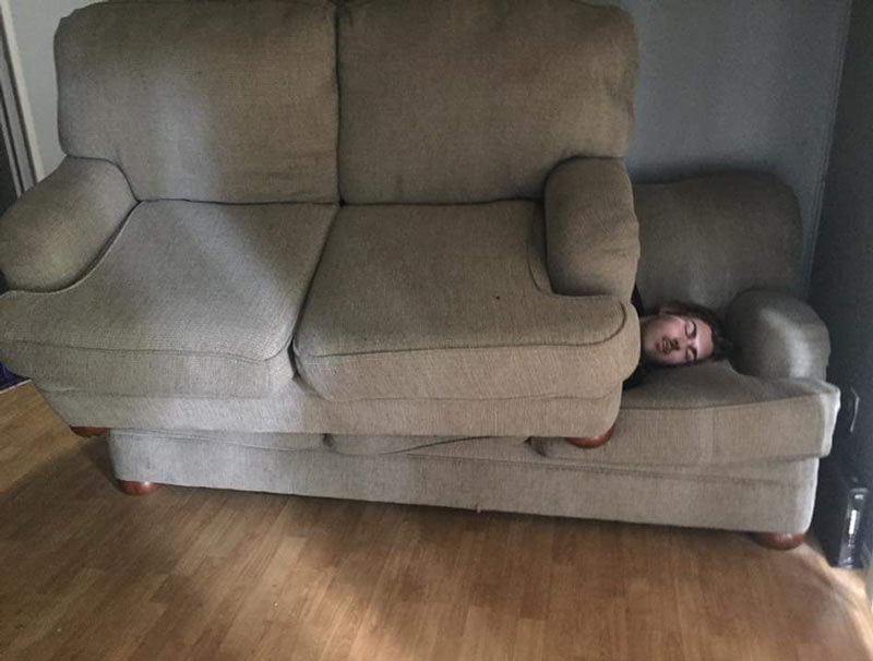 When you sleepover at your friend's house, but they never give you any blanket