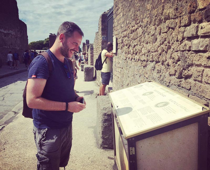 I was stood reading an English translation thinking I was learning about the wonders of ancient Pompeii.. 5 minutes in I realised it was instructions for the bin.. Recycling on the left