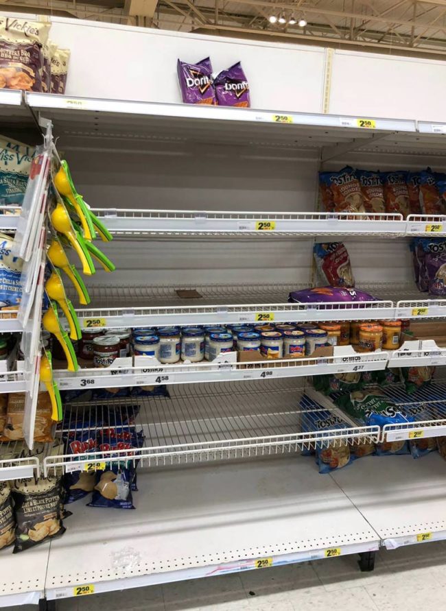 Aftermath of legalization at a grocery store in Vancouver, Canada