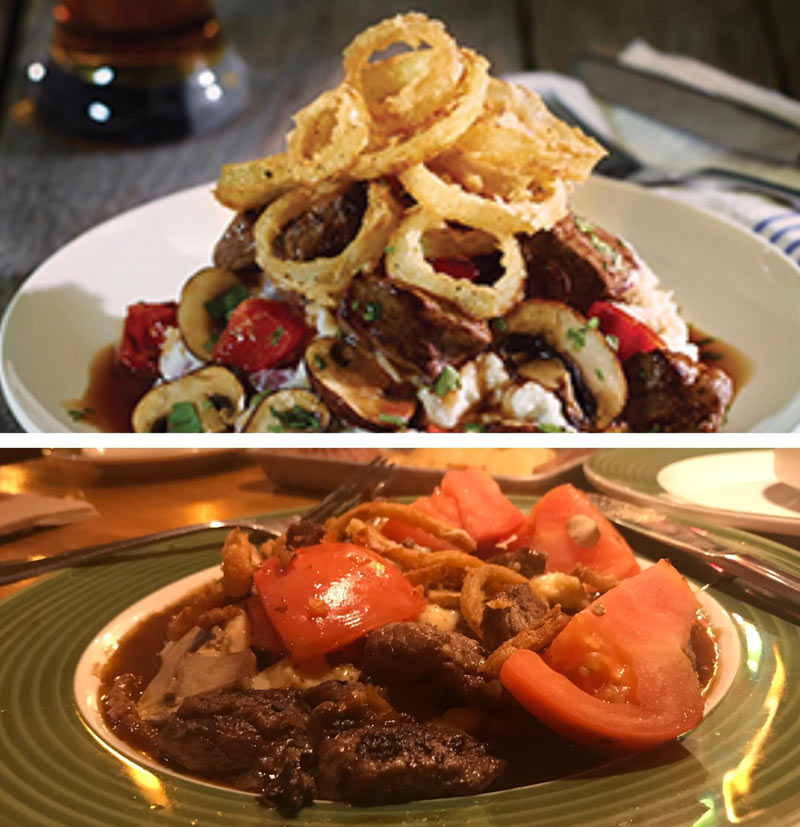 Top is a menu pic from Applebee’s, bottom is what they served me