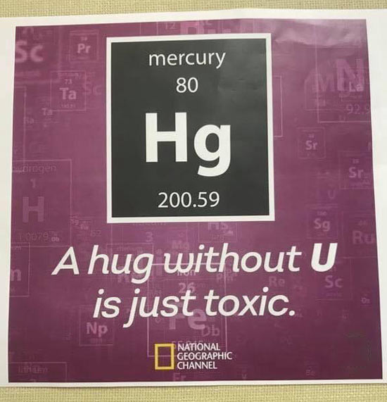 Hugging mercury
