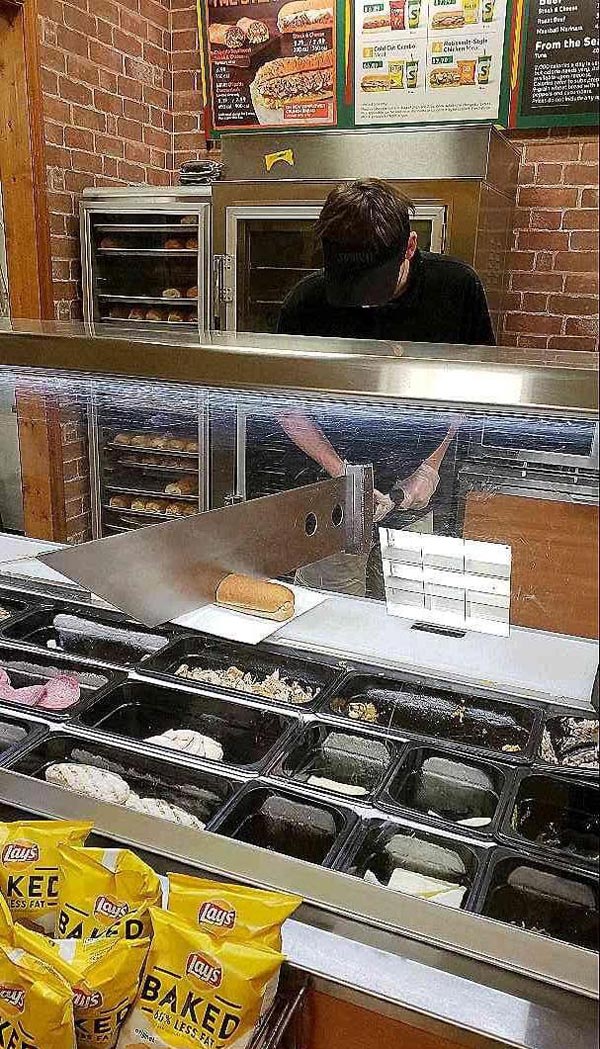 Premium cutlery only at Subway