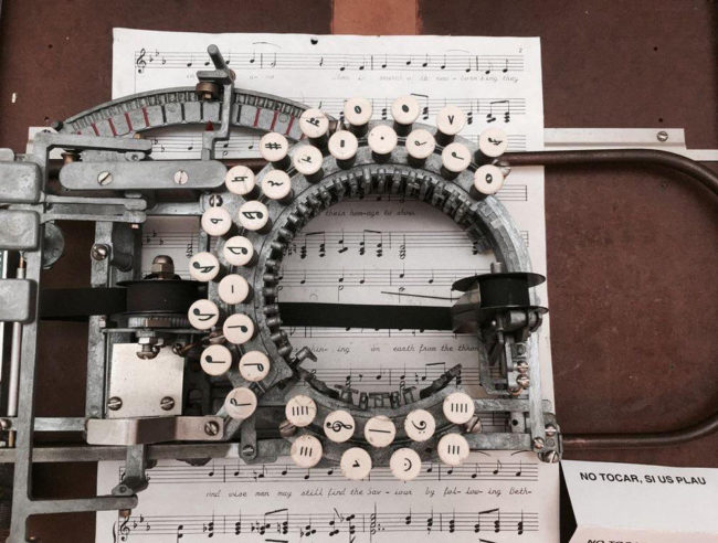 Music Typewriter from 1936
