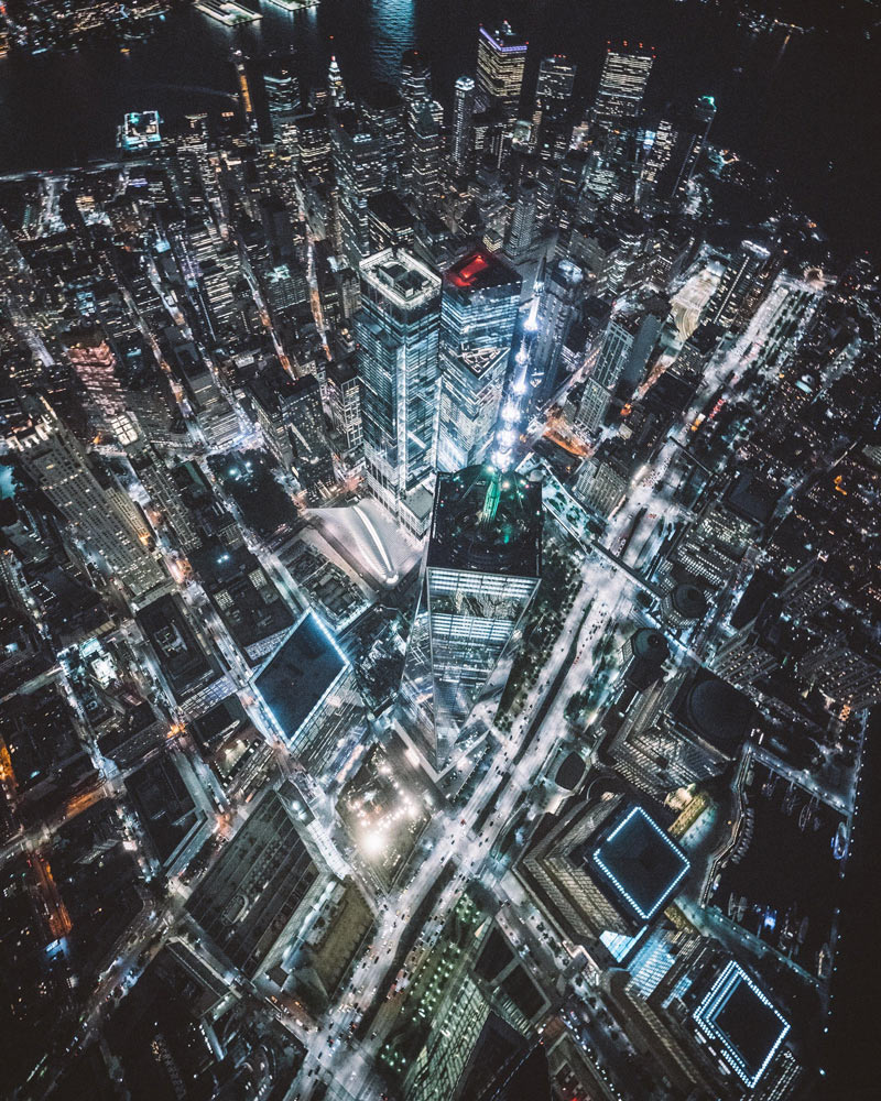 I took this while hanging out of a helicopter over NYC