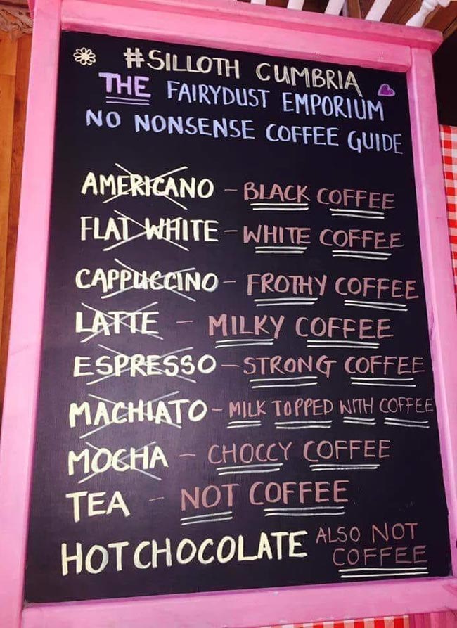 No nonsense coffee guide!