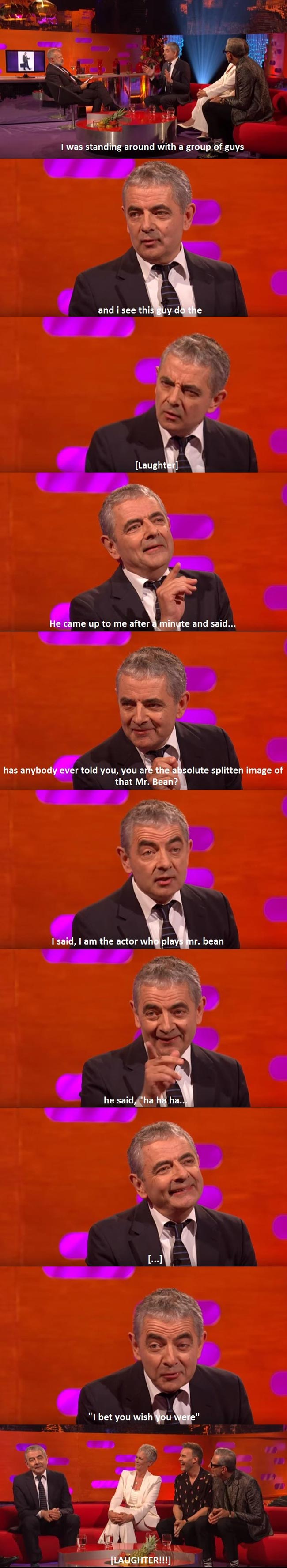 Rowan Atkinson on the Graham Norton Show