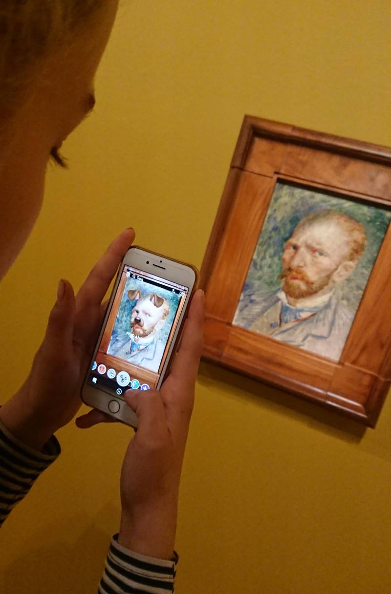Took my daughter to a Van Gogh exhibition