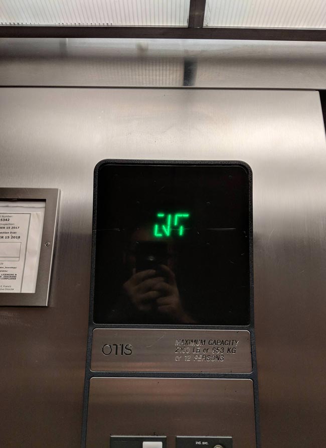 I think the Predator is trying to blow up my elevator
