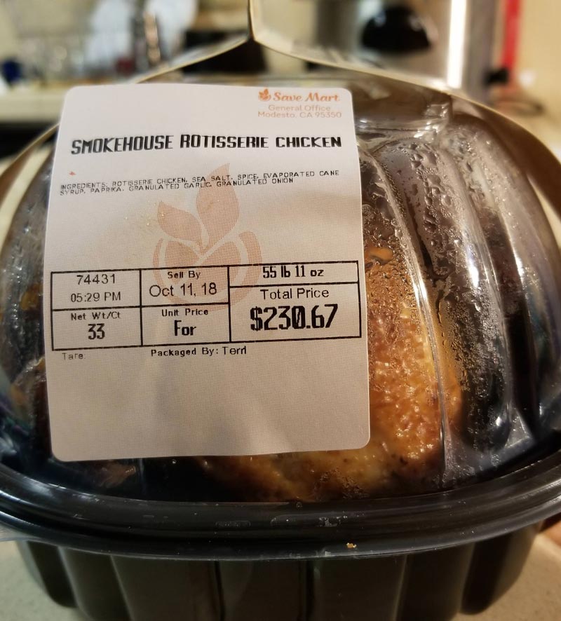 Do I buy a rotisserie chicken or pay my electric bill?
