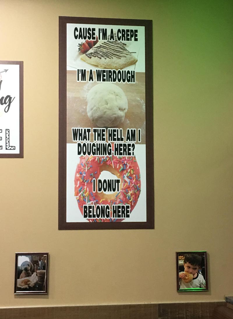 Local bagel store doing it right