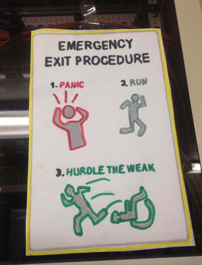 Emergency Exit Procedure