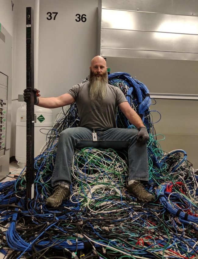Wizard of the internet, King of the data centers, Slayer of cables!