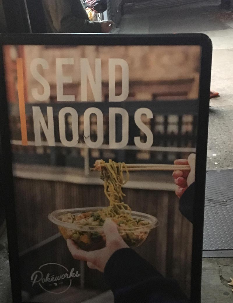 A noodle shop near my house