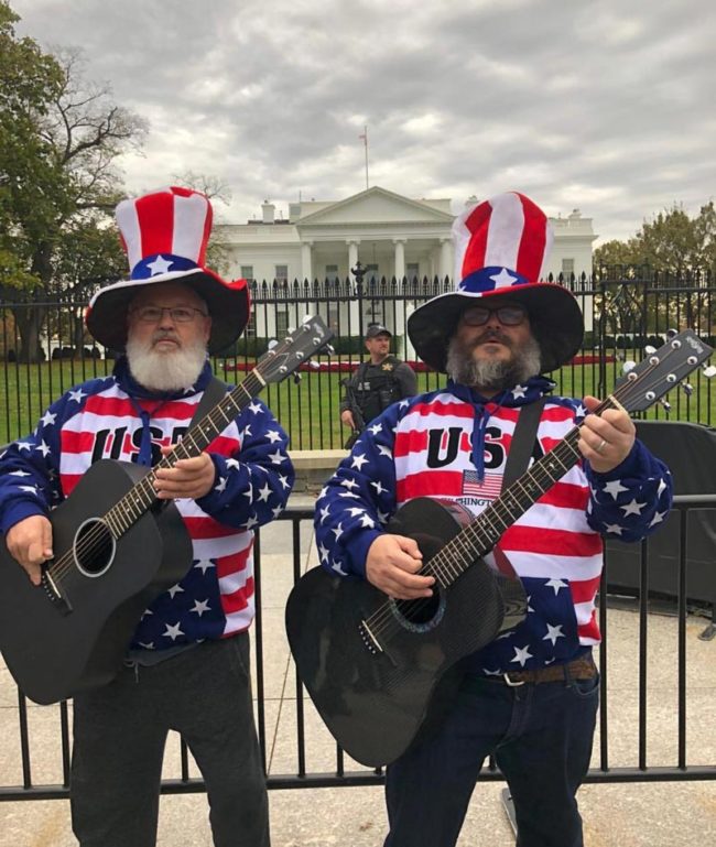 Tenacious D at the White House yesterday