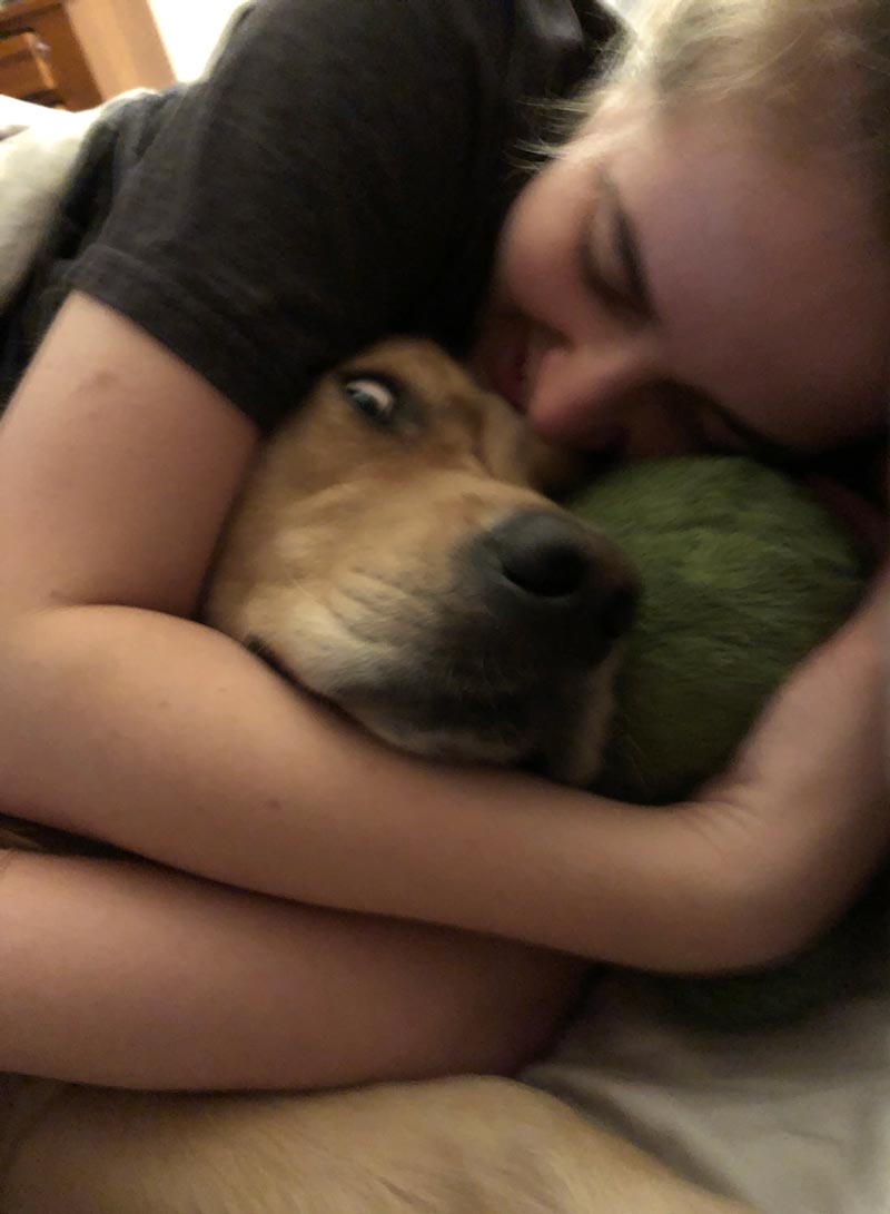 My wife came home drunk wanting cuddles..