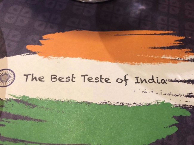 The Indian place I went to last night had an unfortunate typo