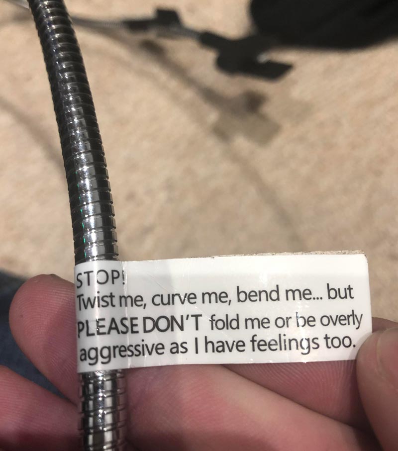 This label on a flexible charger I bought a while ago