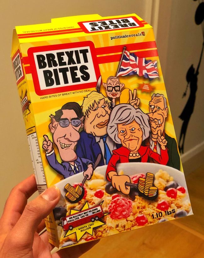Brexit Cereal I bought in the UK