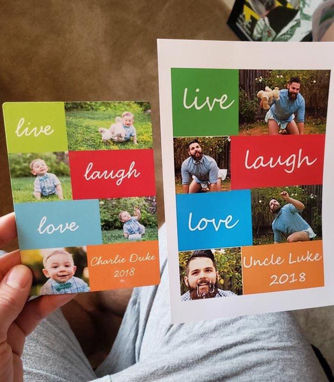 My friend got a Christmas card from his nephew... He decided to copy it and send it back