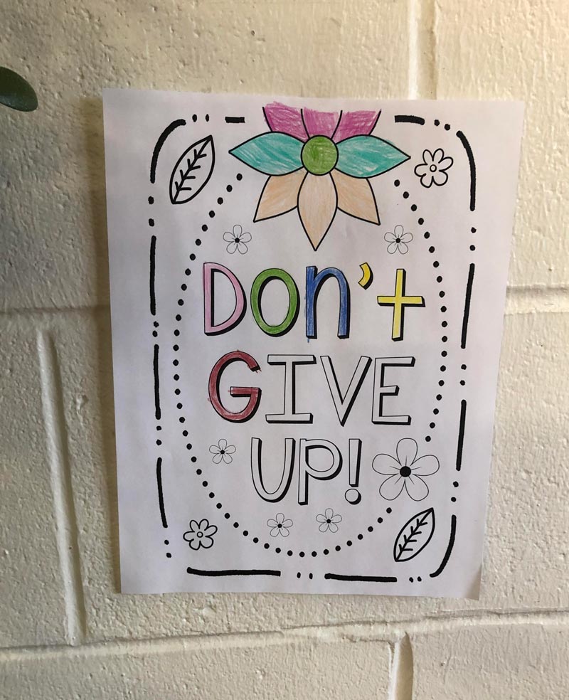 This sign in my kid’s elementary school fills me with nihilistic joy