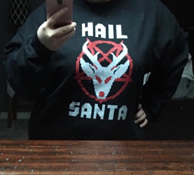 My sweater for this year's Christmas party