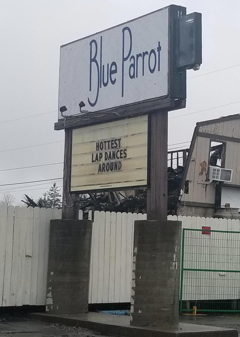 Local strip club burnt down. They still have a sense of humor...