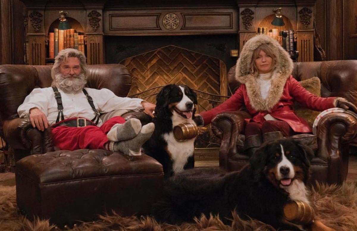 Kurt Russell and Goldie Hawn's Christmas card