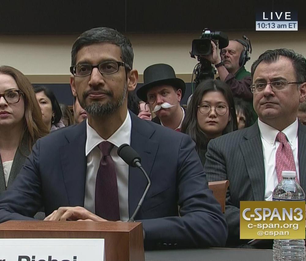 The Monopoly Man makes a comeback at Google CEO’s hearing