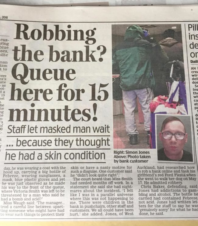 The British way to rob a bank