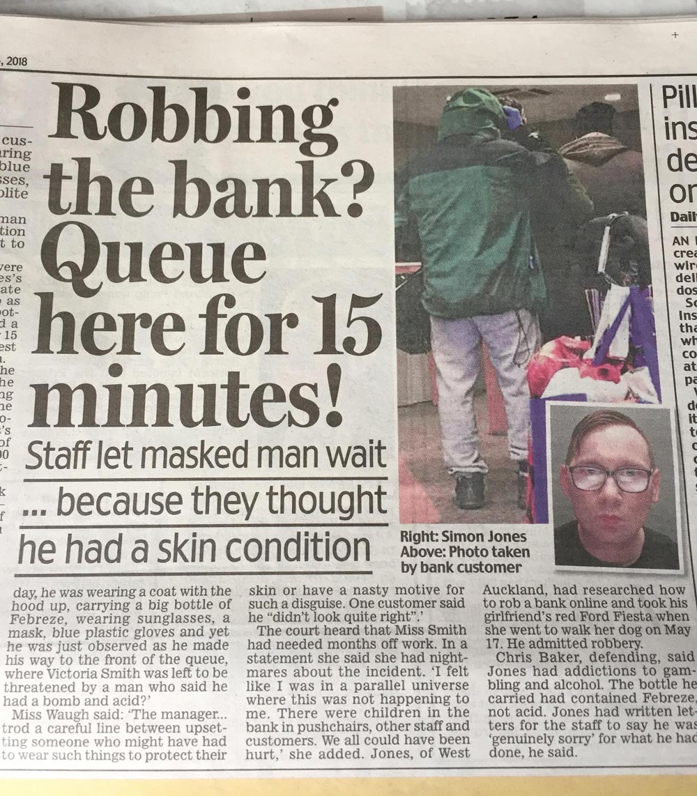 The British way to rob a bank