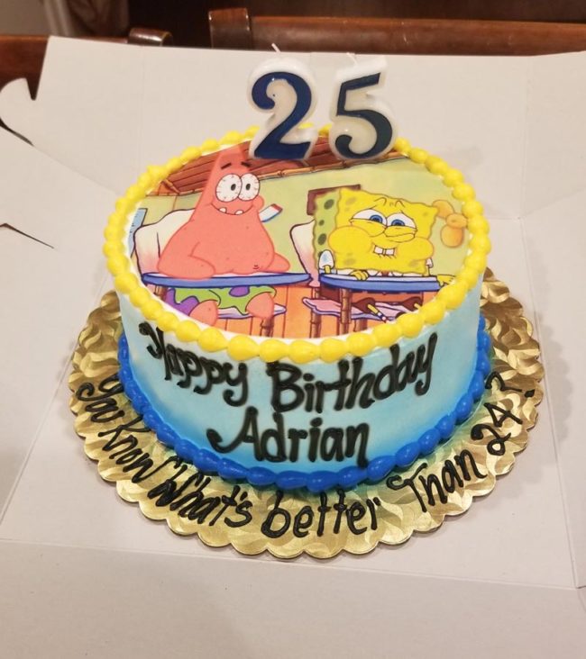 My birthday cake this year from my girlfriend