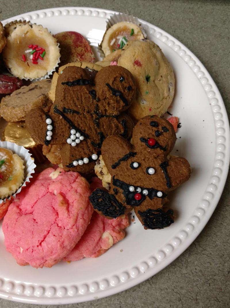Someone brought in cookies to the office from a cookie exchange this weekend...